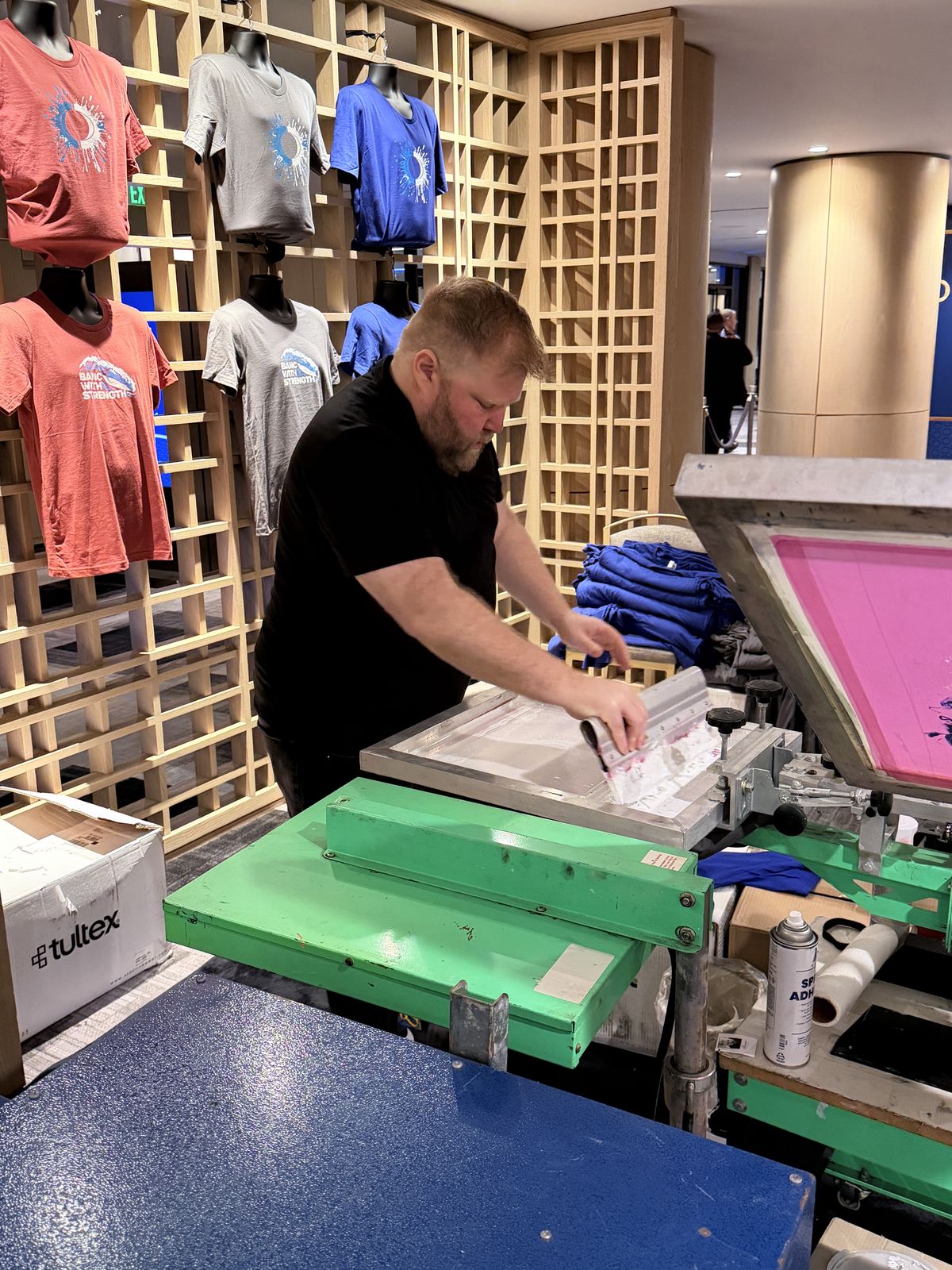 Live event printing at a Indianapolis brand activations & pop-ups event